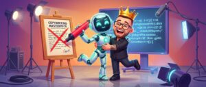 Illustration for “AI Copywriting & Cardinal Mason’s Genius-Level Stupidity”