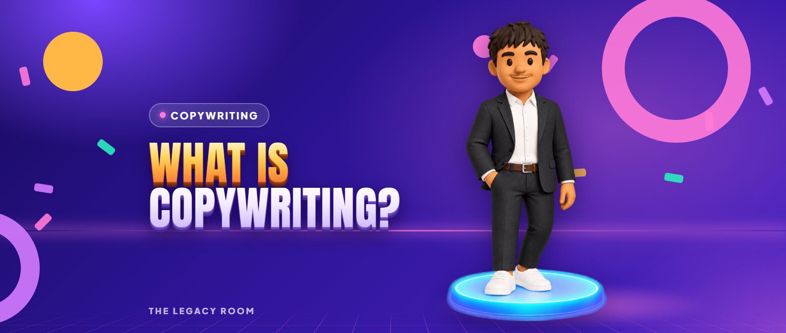 What is copywriting? – Copywriting guide cover from The Legacy Room