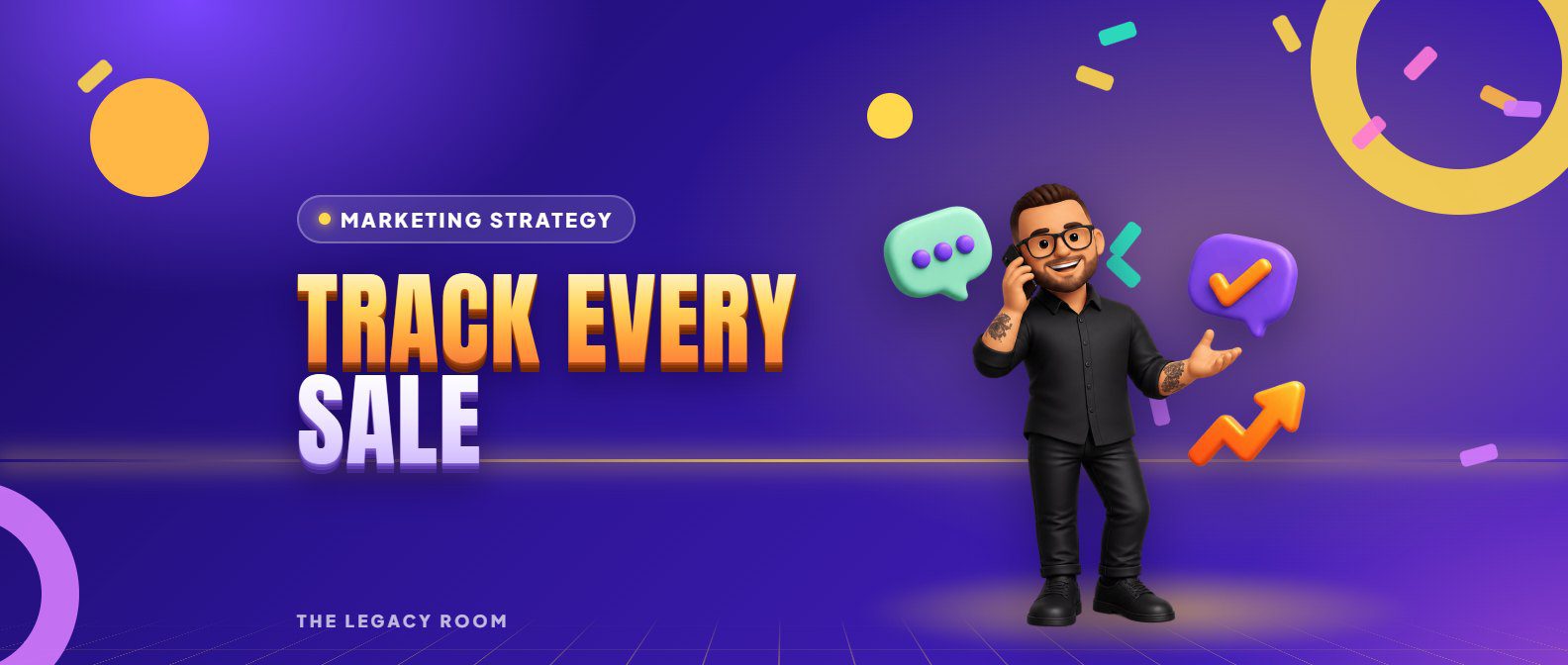 Track every sale – Marketing Strategy guide cover from The Legacy Room