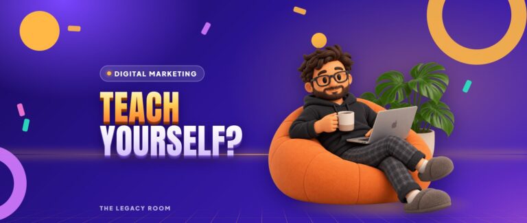 Teach yourself? – Digital Marketing guide cover from The Legacy Room
