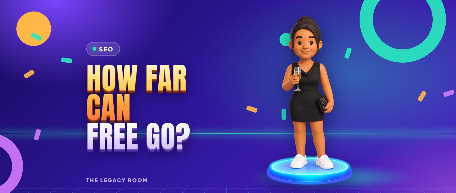 How far can free go? – SEO guide cover from The Legacy Room