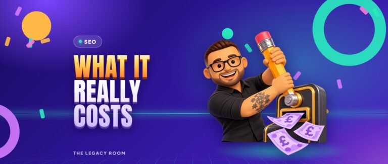 What it really costs – SEO guide cover from The Legacy Room