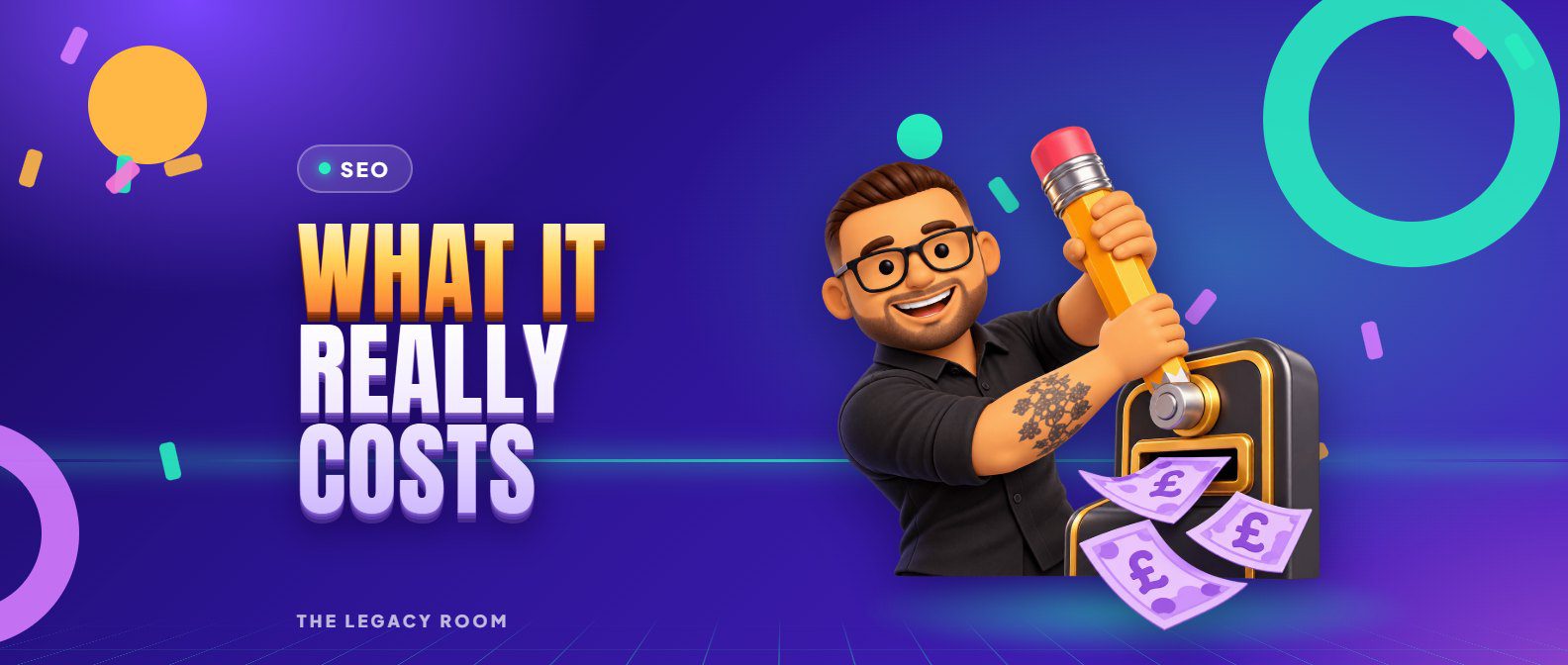 What it really costs – SEO guide cover from The Legacy Room